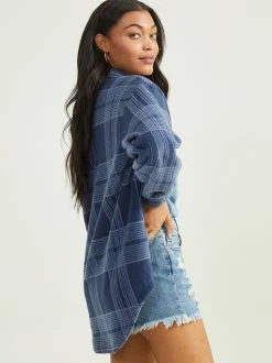 Cheap ???? Altar'D State River Fleece Plaid Shacket ???? -Altar'd State - shop 000864 PJ231163A BLUE 03