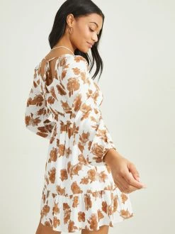 Cheapest ???? Altar'D State Fiona ???? Dress ❤️ -Altar'd State - shop 000866 BE54444 LS4 WHITE BROWN 02