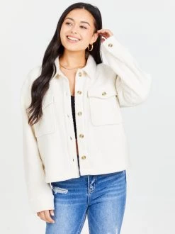 Altar'd State - shop 19 Top 10 ???? Altar'D State Cropped Fleece Shacket ????