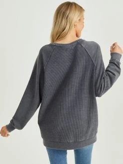 Budget ???? Altar'D State Laya Pullover ???? -Altar'd State - shop 000921 T1844CBTAS WASHED BLACK 02