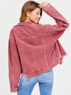 Top 10 ???? Altar'D State Brienne Corduroy Shacket ⭐ -Altar'd State - shop 001163 J24171 01B APPLE BUTTER 03