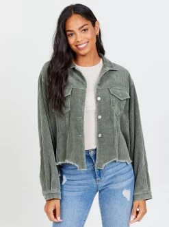 Hot Sale ???? Altar'D State Brienne Corduroy Shacket ????