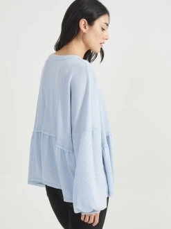 Top 10 ???? Altar'D State Alissa Top ???? -Altar'd State - shop 001163 KT80927 10A DUSTY BLUE 03