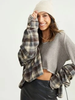 Best reviews of ???? Altar'D State Shannen Crop Thermal Top ????