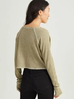 Best Pirce ???? Altar'D State Shannen Crop Thermal Top ✨ -Altar'd State - shop 001200 A1732 7801 OLIVE 03