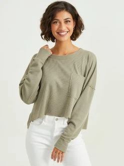 Deals ???? Altar'D State Sandra Thermal Crop Top ????