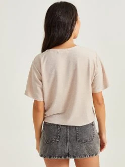 Outlet ⌛ Altar'D State Nashville Metallic Tee ⭐ -Altar'd State - shop 001890 A1185SK03JD CHAMPAGNE 02