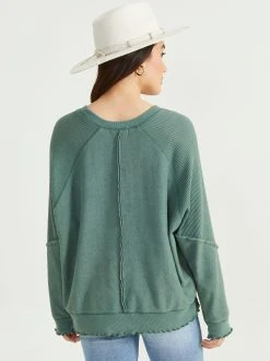 Budget ???? Altar'D State Lucy Thermal Top ???? 6 Budget ???? Altar'D State Lucy Thermal Top ???? -Altar'd State - shop 001890 A1943K652JI DUCK GREEN 02