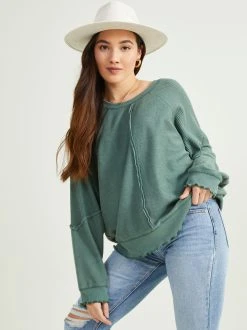 Budget ???? Altar'D State Lucy Thermal Top ???? 7 Budget ???? Altar'D State Lucy Thermal Top ???? -Altar'd State - shop 001890 A1943K652JI DUCK GREEN 03