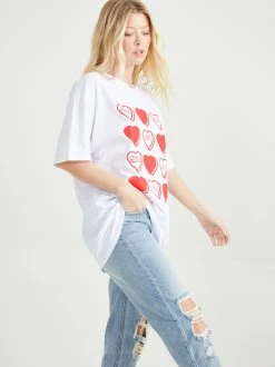 Cheap ✔️ Altar'D State ???? Candy Heart Tee ???? -Altar'd State - shop 002035 H4187TK WHITE 02