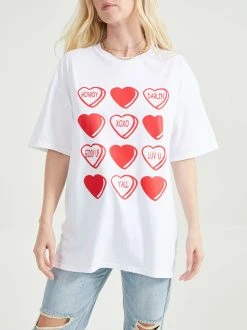 Cheap ✔️ Altar'D State ???? Candy Heart Tee ???? -Altar'd State - shop 002035 H4187TK WHITE 03