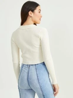 Coupon ❤️ Altar'D State Daisy Ribbed Top ✔️ -Altar'd State - shop 003038 IBT27131AS GARDENIA 03