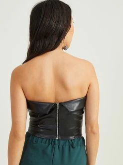 Cheapest ✔️ Altar'D State Valerie Leather Corset Top ???? 5 Cheapest ✔️ Altar'D State Valerie Leather Corset Top ???? -Altar'd State - shop 004038 H14799 BLACK 02