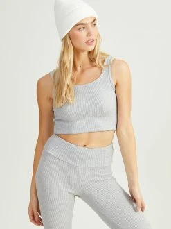 Cheapest ???? Altar'D State Snug Crop Tank ✔️ -Altar'd State - shop 004059 TP1159 GREY GREY 02